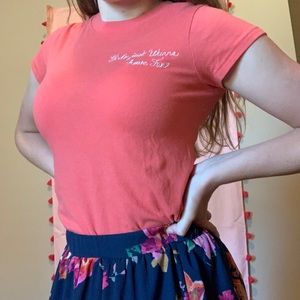 Cute embroidered T-shirt